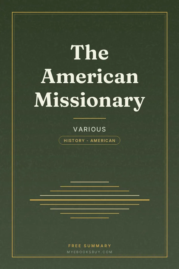 Cover of The American Missionary