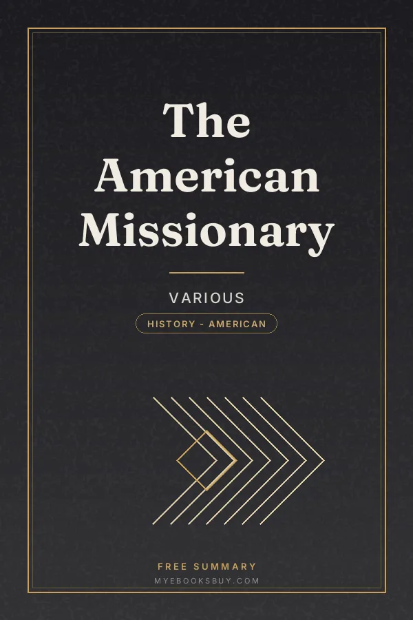 Cover of The American Missionary