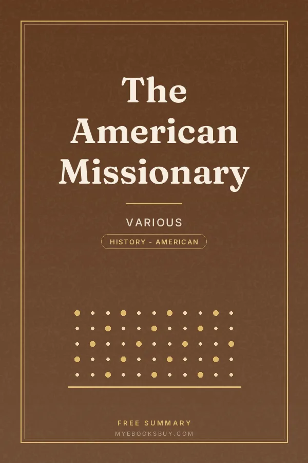Cover of The American Missionary