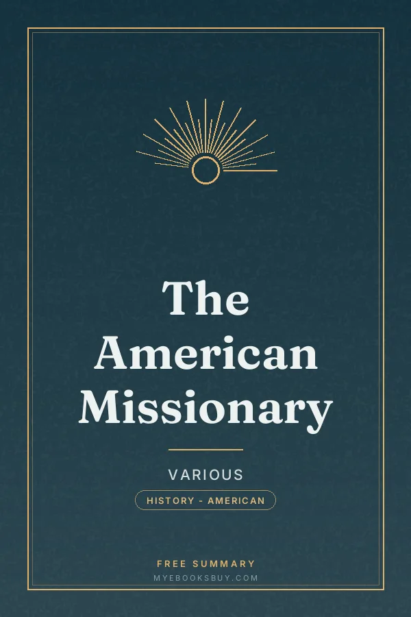Cover of The American Missionary