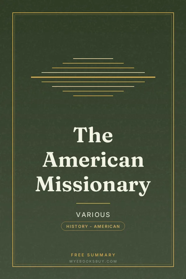 Cover of The American Missionary