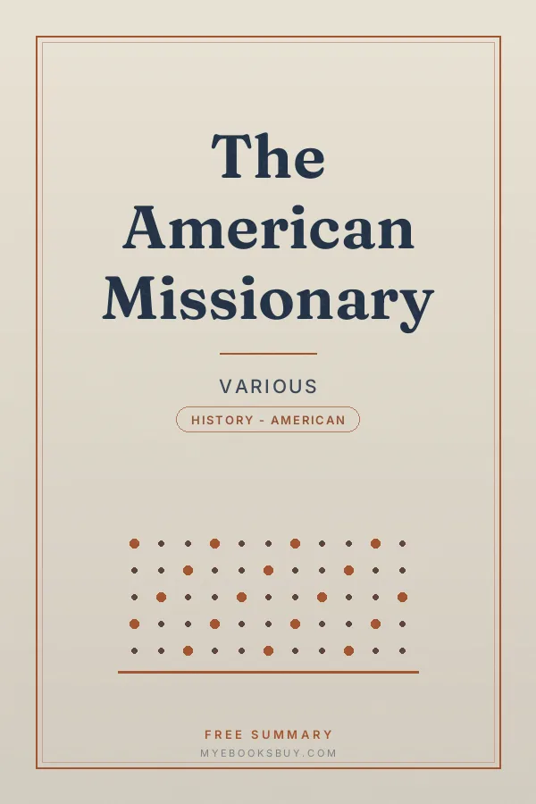 Cover of The American Missionary