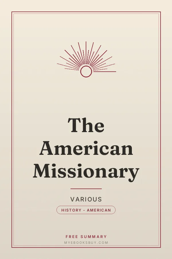 Cover of The American Missionary