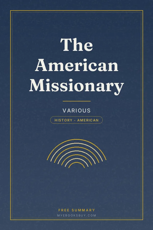 Cover of The American Missionary