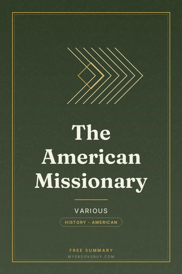 Cover of The American Missionary