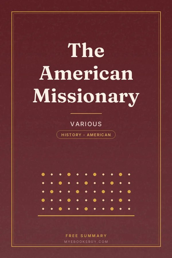 Cover of The American Missionary