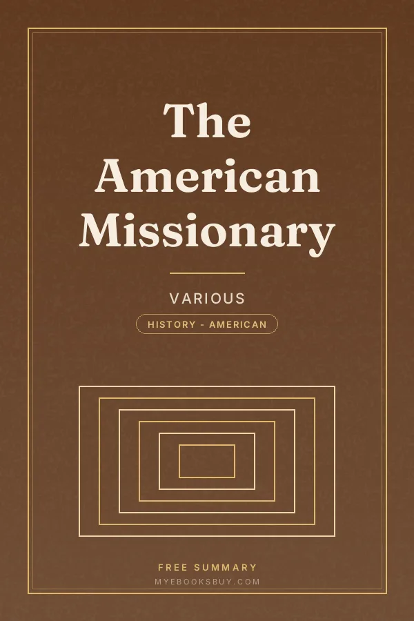 Cover of The American Missionary