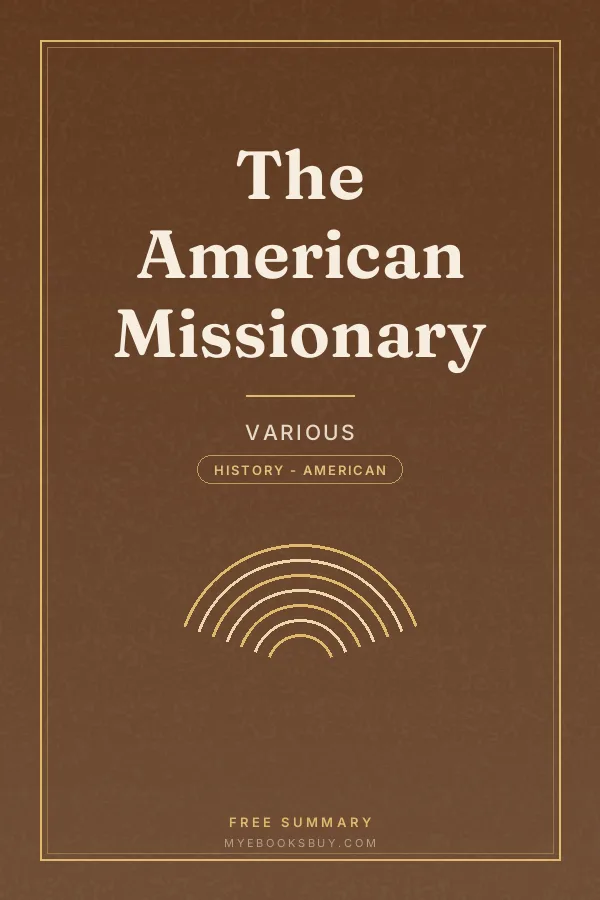 Cover of The American Missionary