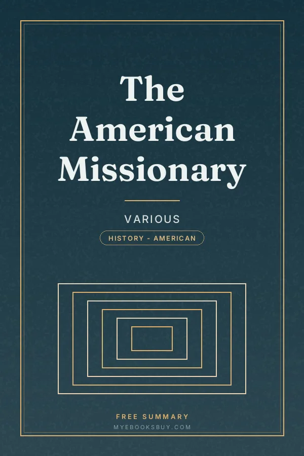 Cover of The American Missionary