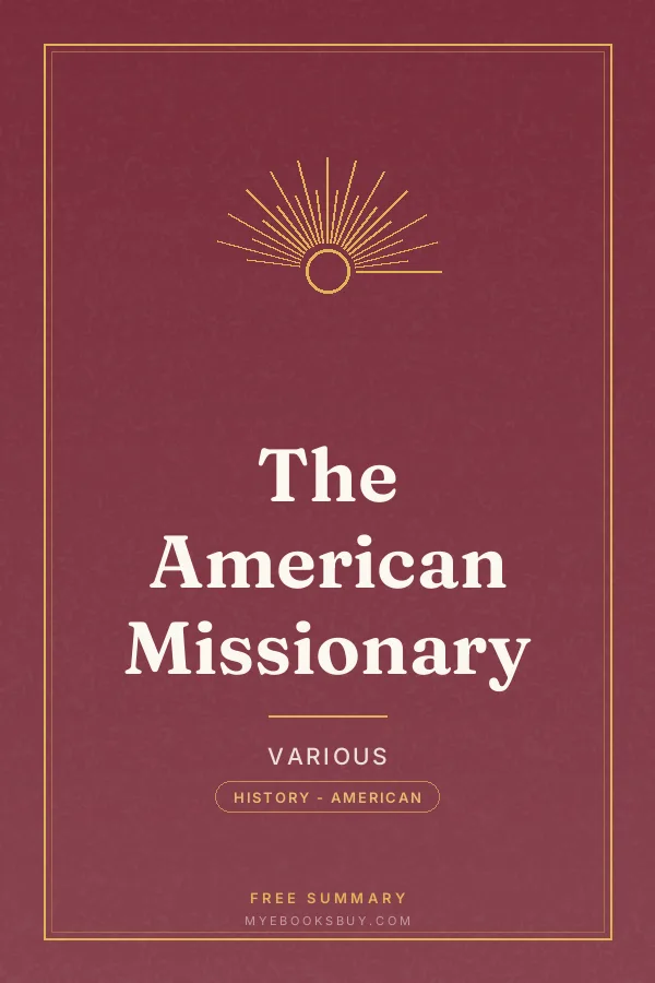 Cover of The American Missionary