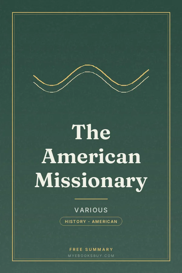 Cover of The American Missionary