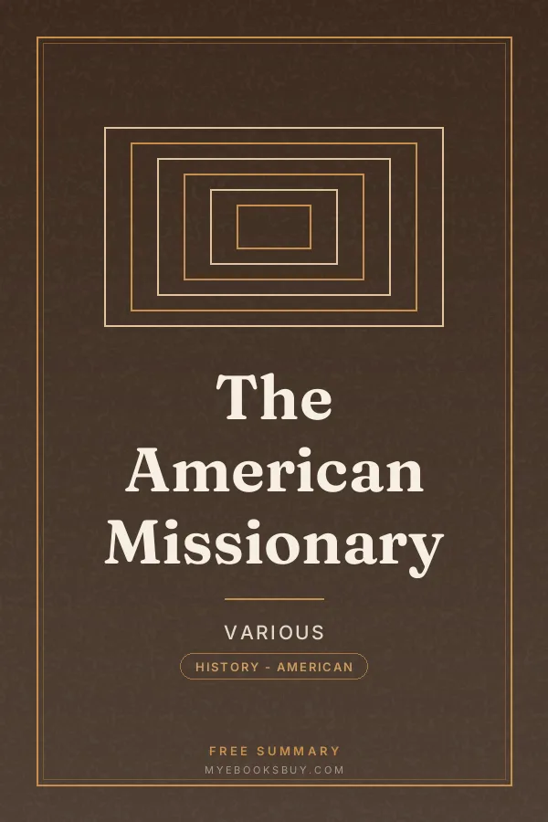 Cover of The American Missionary