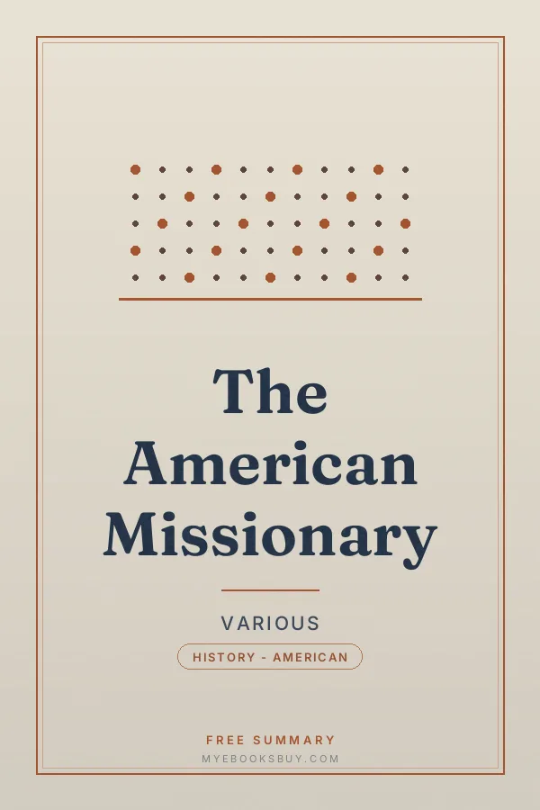 Cover of The American Missionary