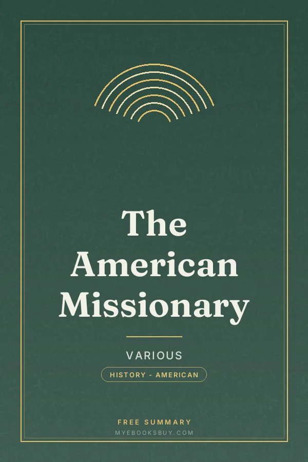 Cover of The American Missionary