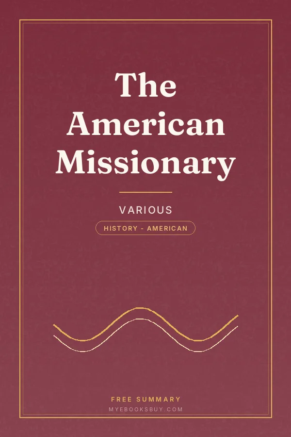 Cover of The American Missionary