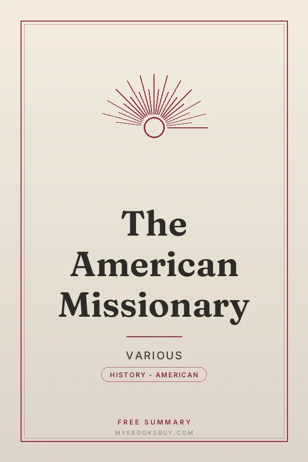 Cover of The American Missionary