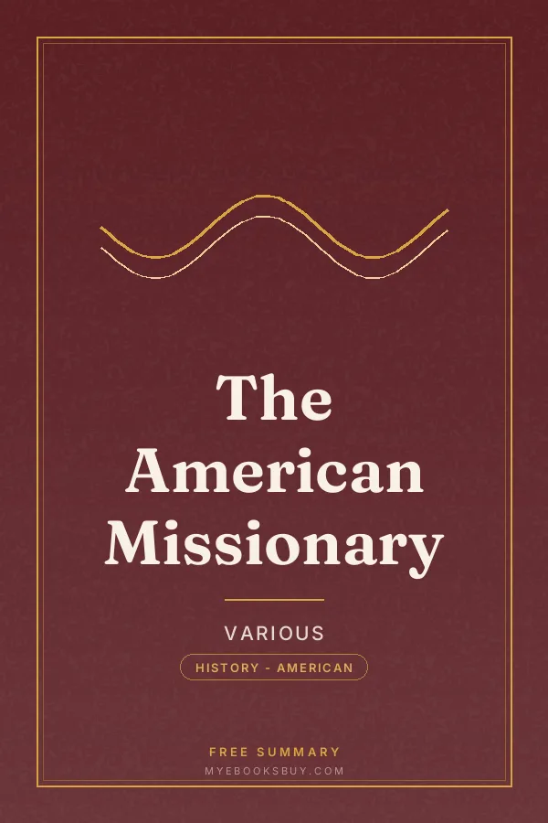 Cover of The American Missionary
