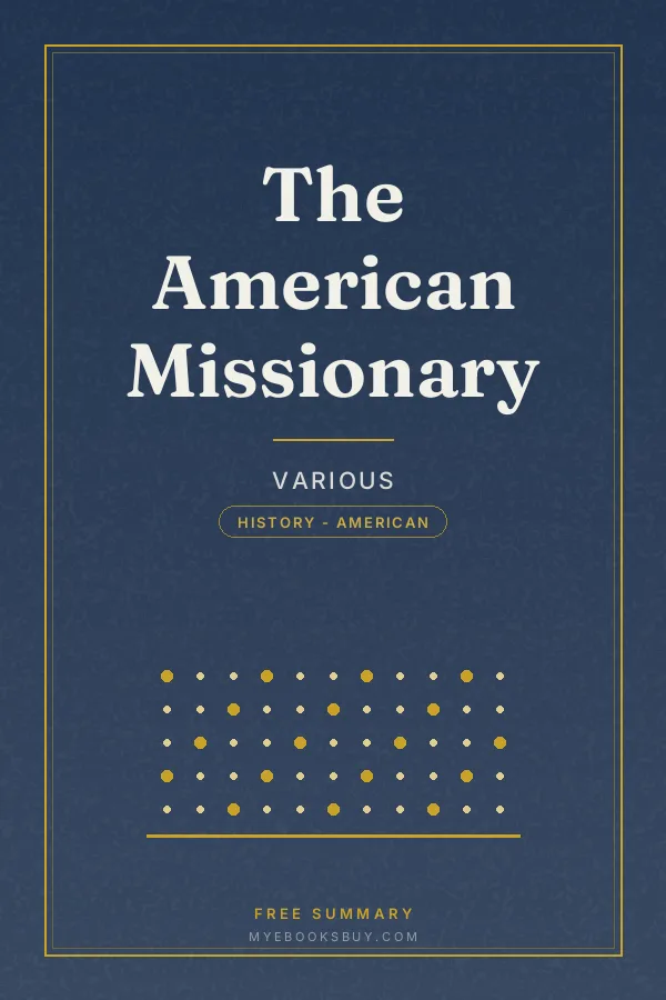 Cover of The American Missionary