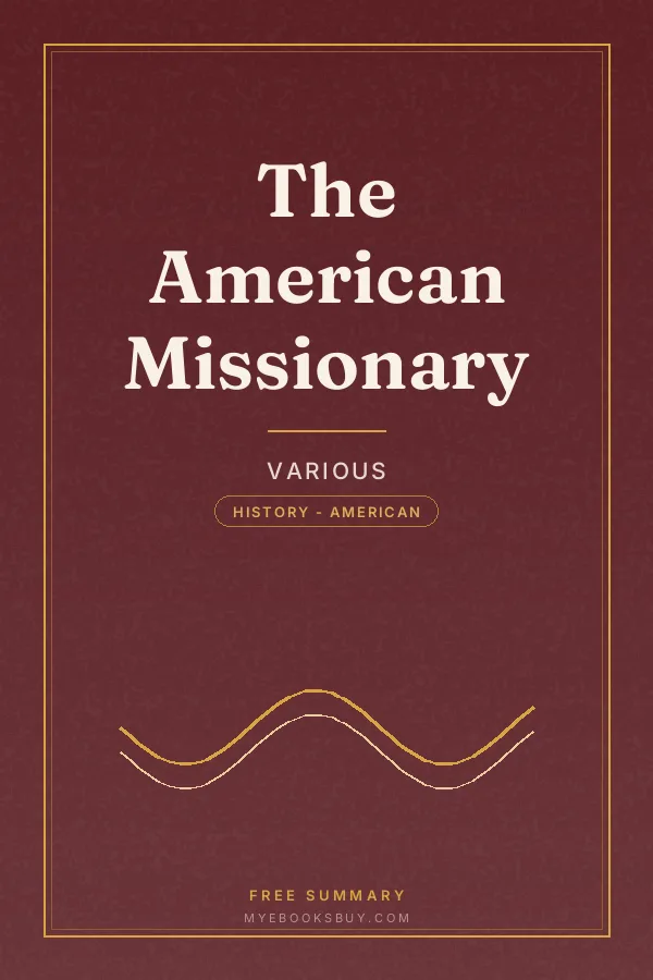 Cover of The American Missionary