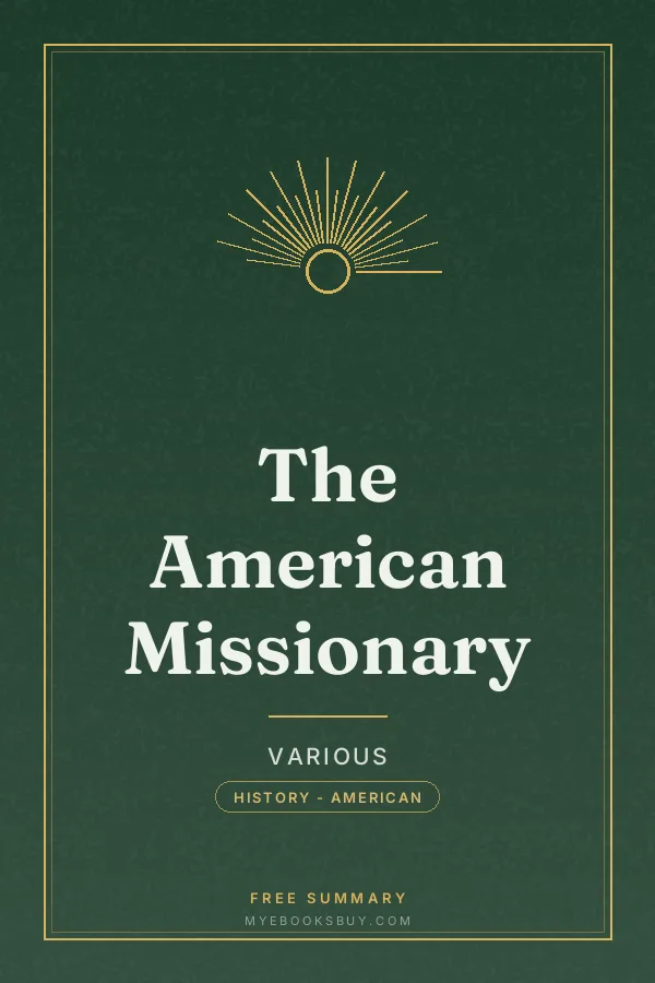 Cover of The American Missionary