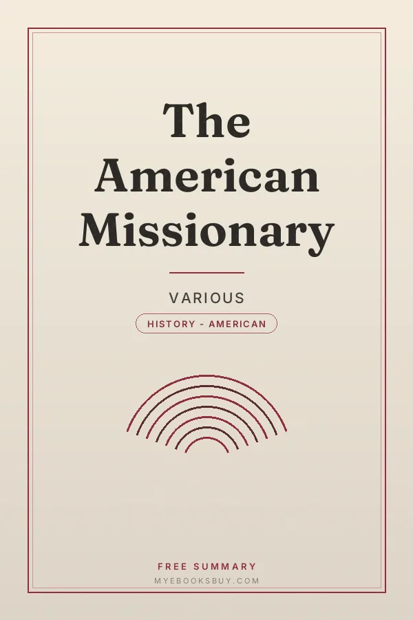 Cover of The American Missionary