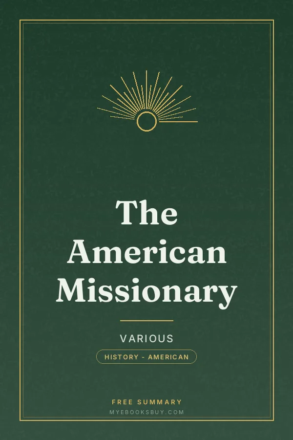 Cover of The American Missionary