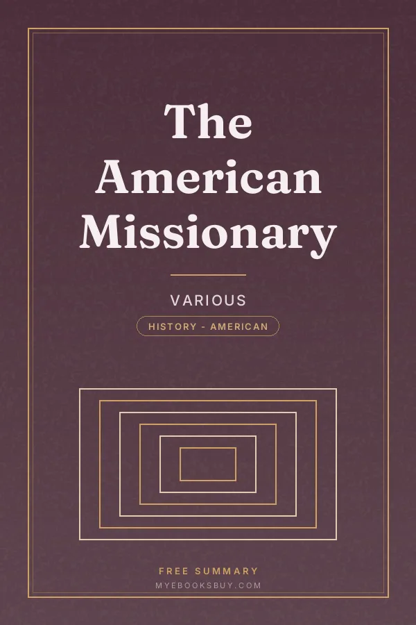 Cover of The American Missionary
