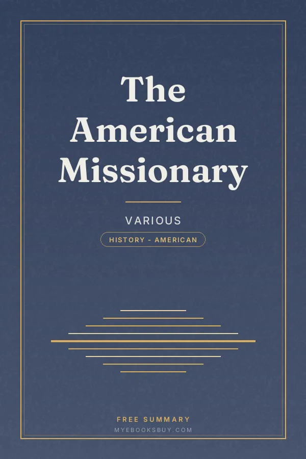 Cover of The American Missionary