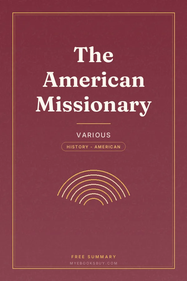 Cover of The American Missionary