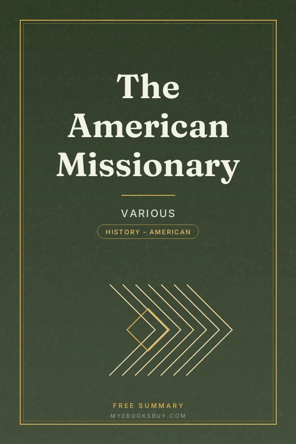 Cover of The American Missionary