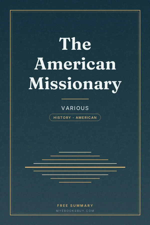 Cover of The American Missionary