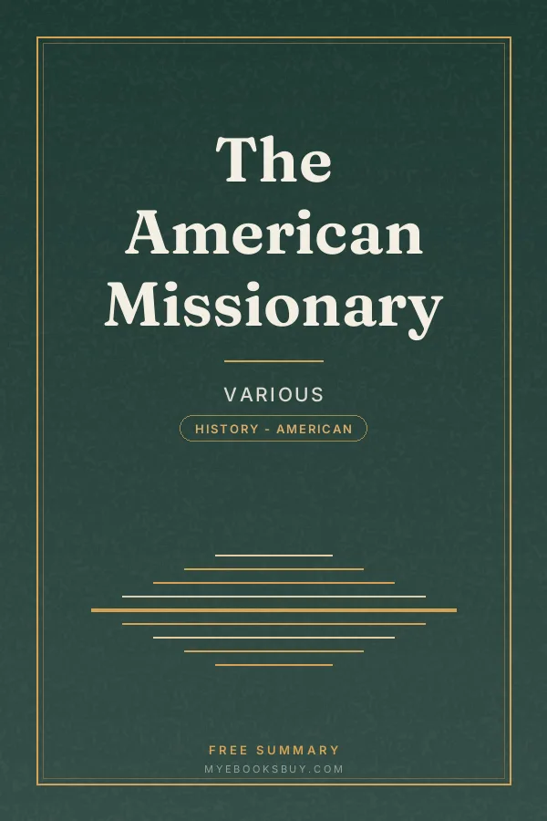 Cover of The American Missionary
