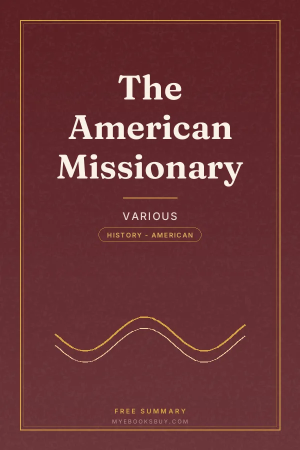 Cover of The American Missionary