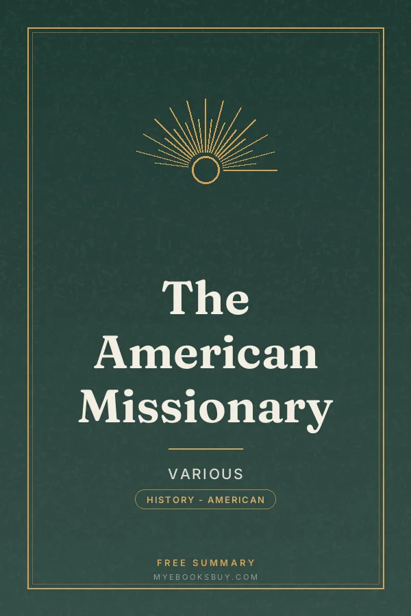Cover of The American Missionary