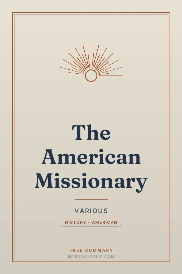 Cover of The American Missionary
