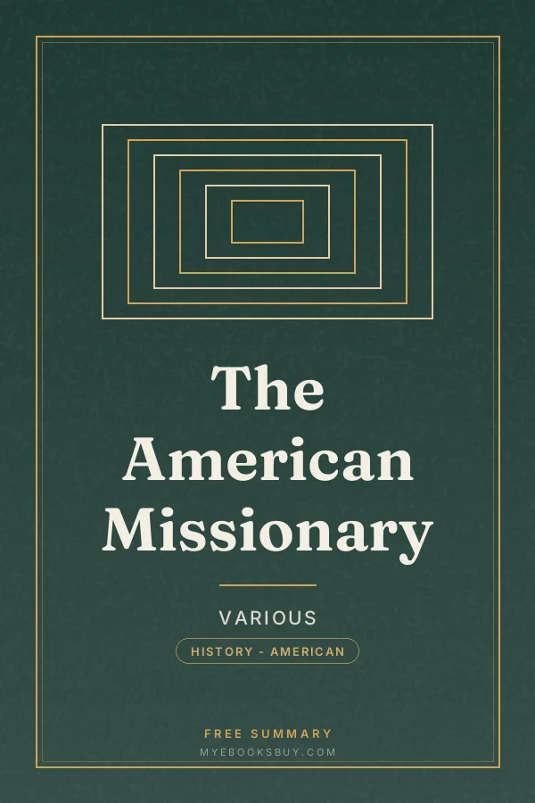Cover of The American Missionary