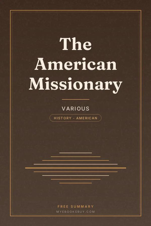 Cover of The American Missionary