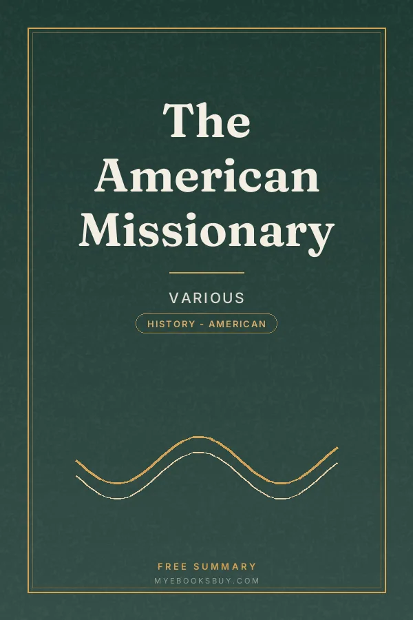Cover of The American Missionary