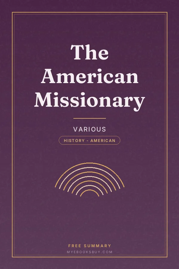Cover of The American Missionary