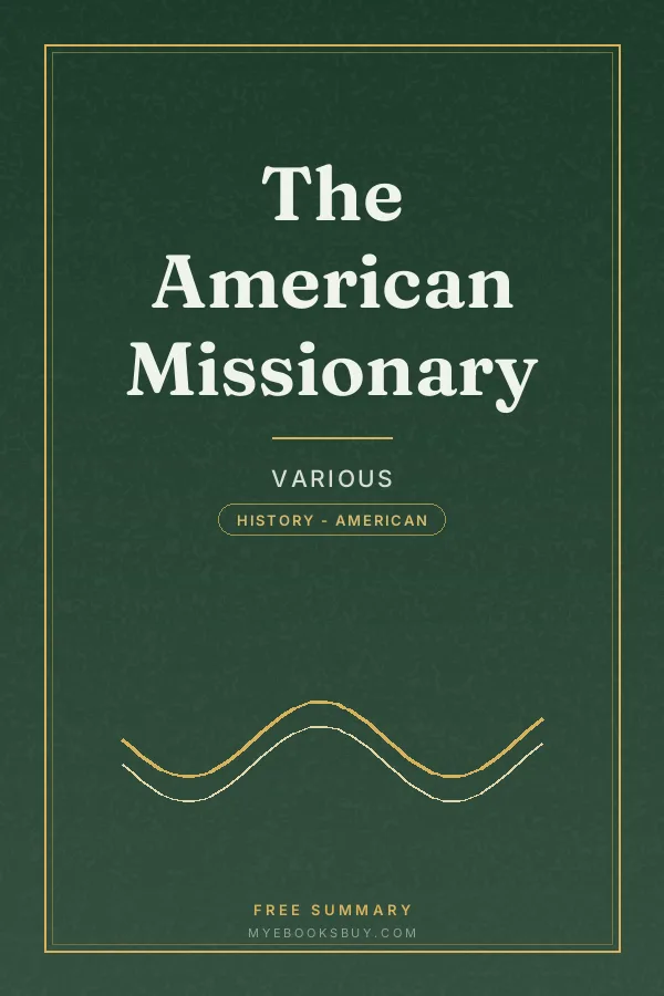 Cover of The American Missionary