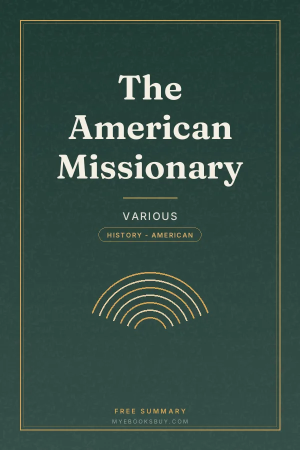 Cover of The American Missionary