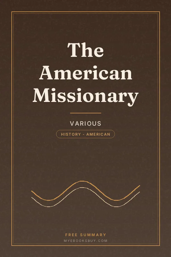Cover of The American Missionary