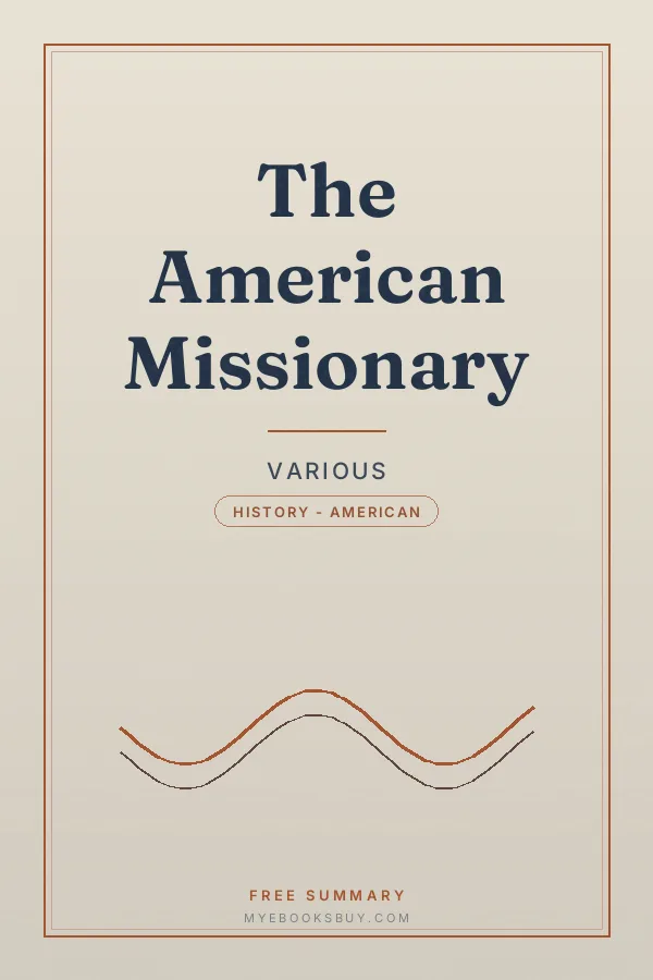 Cover of The American Missionary