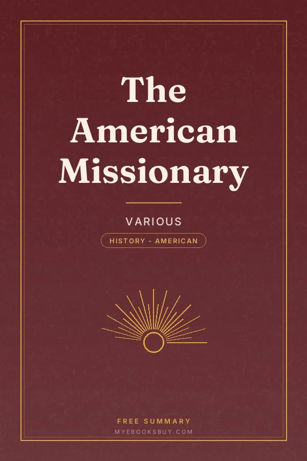 Cover of The American Missionary