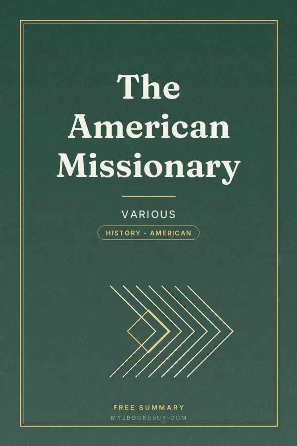 Cover of The American Missionary