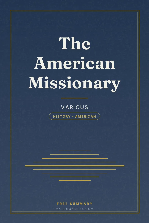 Cover of The American Missionary