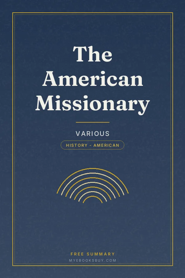 Cover of The American Missionary