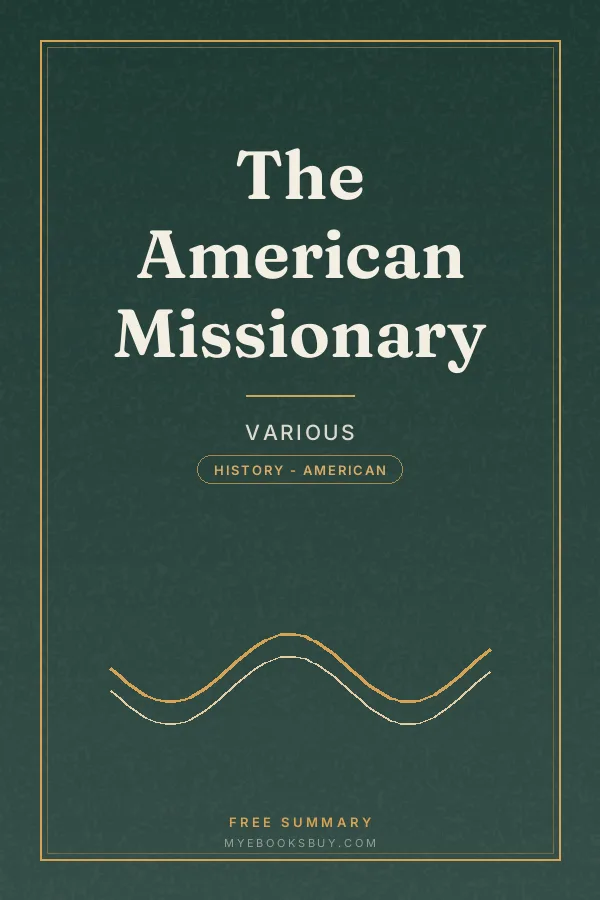 Cover of The American Missionary
