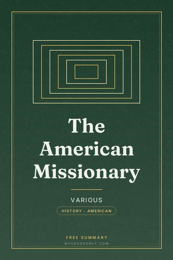 Cover of The American Missionary