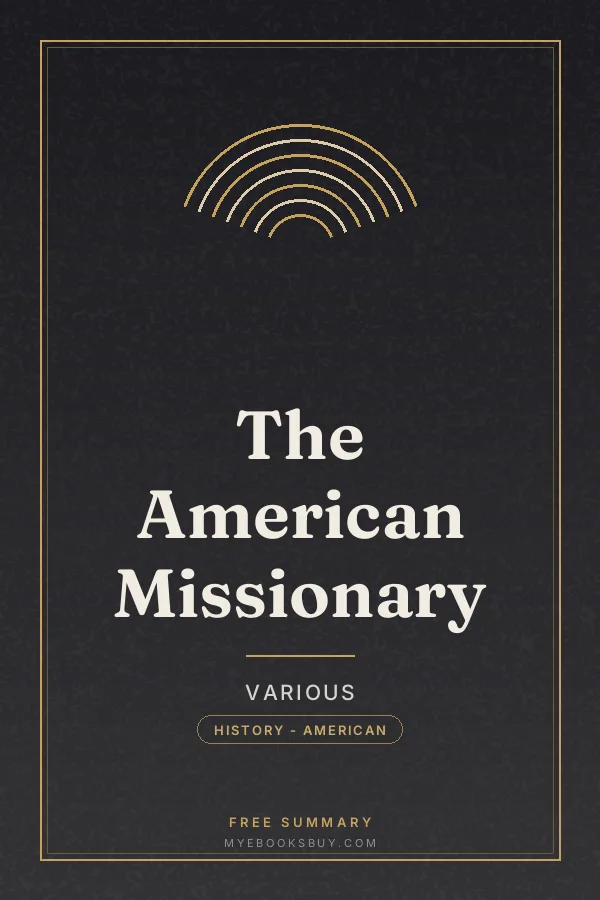 Cover of The American Missionary